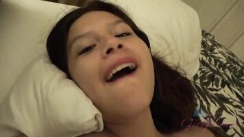Zaya Cassidy Pregnant and Horny Gets a Creampie